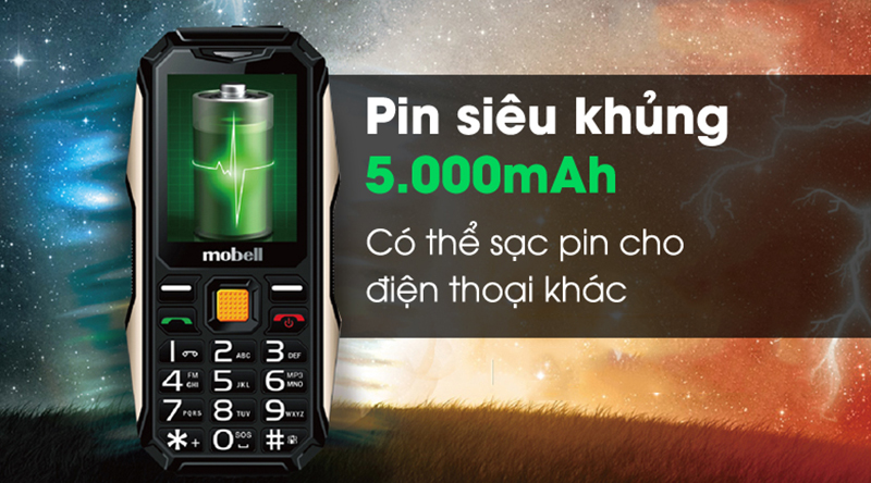 Điện thoại Mobell Rock 3